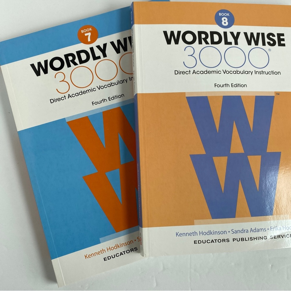 Wordly Wise books level 7 & 8 NEW